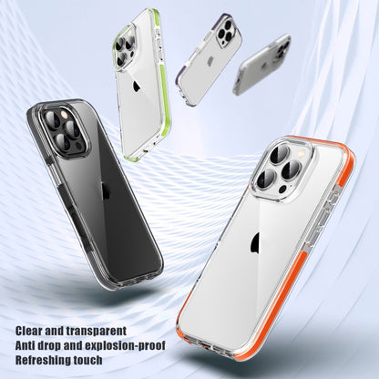 For iPhone 16 Pro TPE Airbag TPU+ PC Full Coverage Phone Case(Transparent) - iPhone 16 Pro Cases by buy2fix | Online Shopping UK | buy2fix