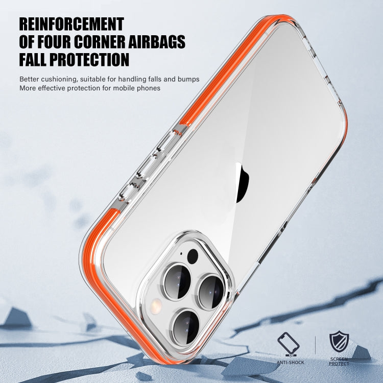 For iPhone 16 Pro TPE Airbag TPU+ PC Full Coverage Phone Case(White) - iPhone 16 Pro Cases by buy2fix | Online Shopping UK | buy2fix