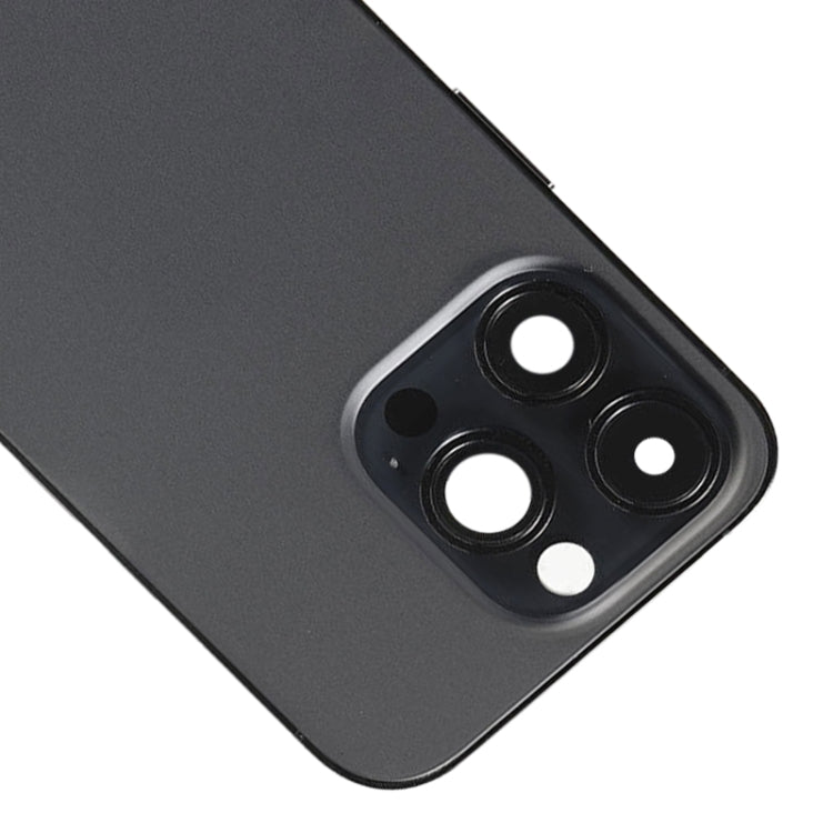 For iPhone 14 Pro Battery Back Cover with Side Keys & Card Tray, Version:US Version(Black) - Back Cover by buy2fix | Online Shopping UK | buy2fix