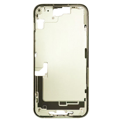 For iPhone 15 Middle Frame Bezel Plate with Side Keys + Card Tray, Version:CE EU Version(Yellow) - LCD Related Parts by buy2fix | Online Shopping UK | buy2fix