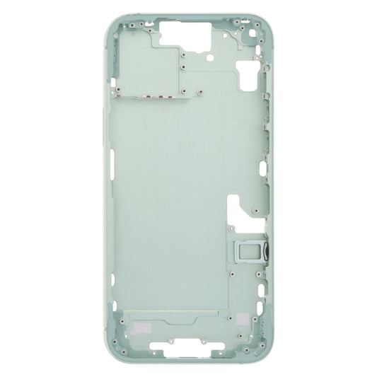 For iPhone 15 Plus Middle Frame Bezel Plate with Side Keys + Card Tray, Version:US Version(Green) - LCD Related Parts by buy2fix | Online Shopping UK | buy2fix