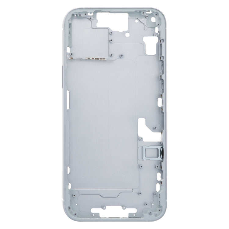 For iPhone 15 Plus Middle Frame Bezel Plate with Side Keys + Card Tray, Version:US Version(Blue) - LCD Related Parts by buy2fix | Online Shopping UK | buy2fix