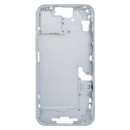 For iPhone 15 Plus Middle Frame Bezel Plate with Side Keys + Card Tray, Version:US Version(Blue) - LCD Related Parts by buy2fix | Online Shopping UK | buy2fix