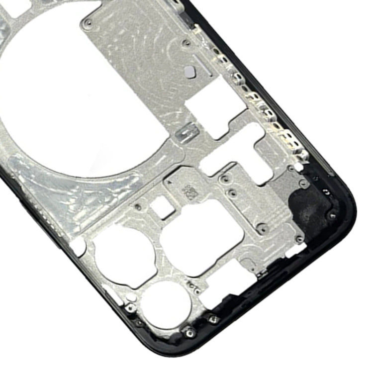 For iPhone 15 Pro Max Middle Frame Bezel Plate with Side Keys + Card Tray, Version:US Version(Black) - LCD Related Parts by buy2fix | Online Shopping UK | buy2fix