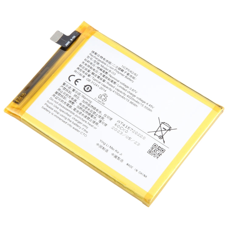 For vivo Y73s B-O3 4100mAh Li-Polymer Battery Replacement - Others by buy2fix | Online Shopping UK | buy2fix