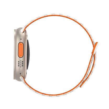 For Apple Watch Series 5 44mm DUX DUCIS KJ Series Magnetic Buckle Silicone Watch Band(Starlight Orange) - Watch Bands by DUX DUCIS | Online Shopping UK | buy2fix