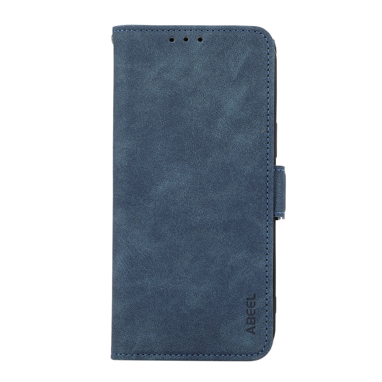 For OnePlus 13 ABEEL Frosted Magnetic RFID Leather Phone Case(Blue) - OnePlus Cases by buy2fix | Online Shopping UK | buy2fix