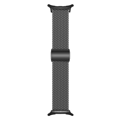 For Samsung Galaxy Watch Ultra 47mm Nylon Loop Magnetic Buckle Watch Band(Space Grey) - Watch Bands by buy2fix | Online Shopping UK | buy2fix