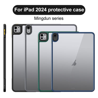 For iPad Pro 11 2024 Ming Shield Series PC Hybrid TPU Tablet Case(Grey) - iPad Pro 11 2024 Cases by buy2fix | Online Shopping UK | buy2fix