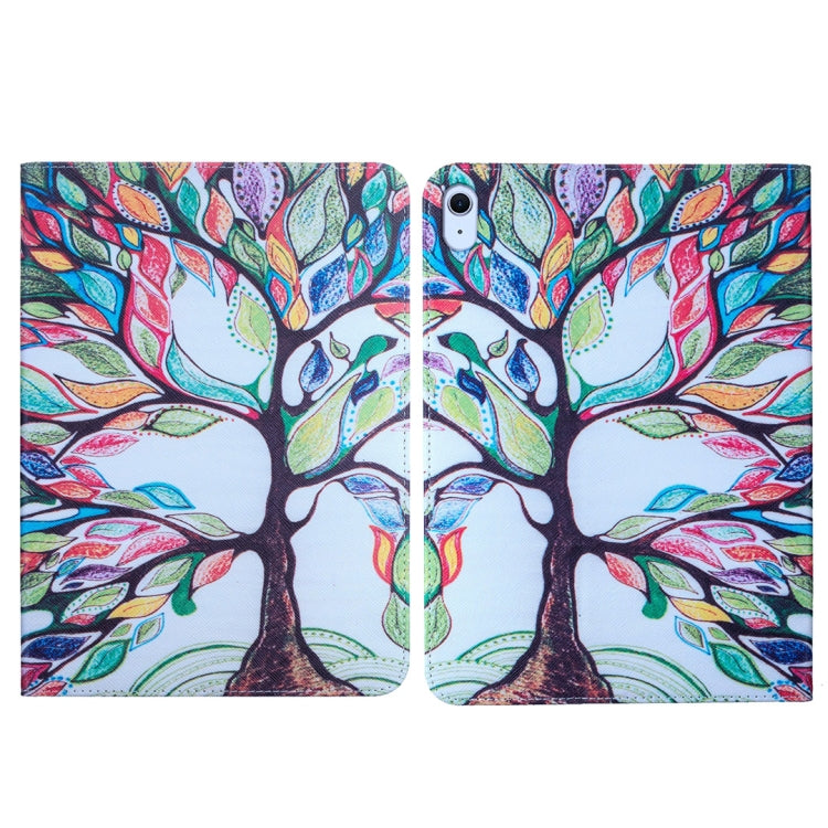 For iPad Air 13 2024 Colored Drawing Leather Tablet Case(Life Tree) - iPad Air 13 2025 / 2024 Cases by buy2fix | Online Shopping UK | buy2fix