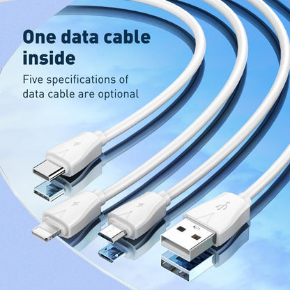 LDNIO Q334 32W Type-C + Dual USB Port Charger with 1m USB-C / Type-C to USB-C / Type-C Data Cable, Plug Type:US Plug(White) - USB Charger by LDNIO | Online Shopping UK | buy2fix