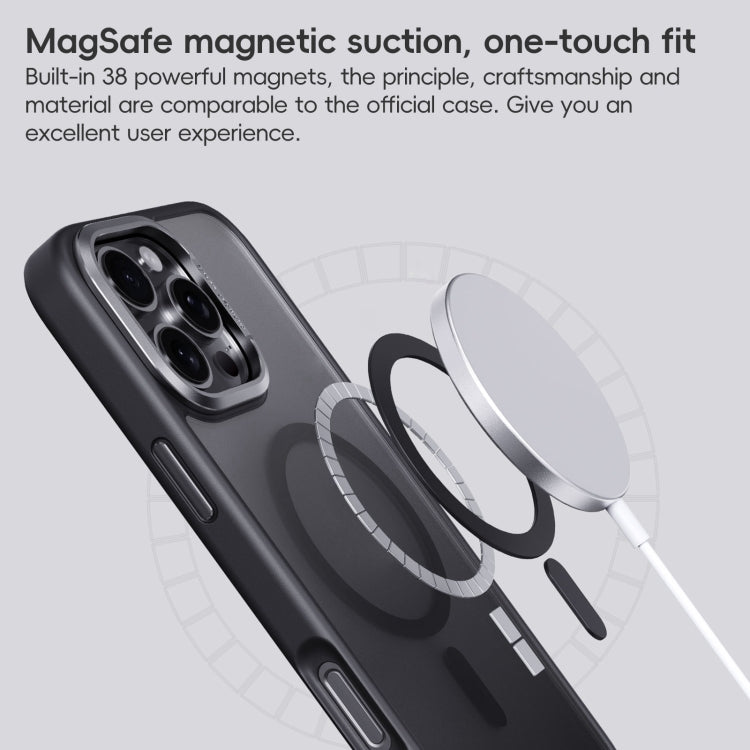 For iPhone 16 Plus Frosted MagSafe Magnetic Phone Case(Dark Green) - iPhone 16 Plus Cases by buy2fix | Online Shopping UK | buy2fix