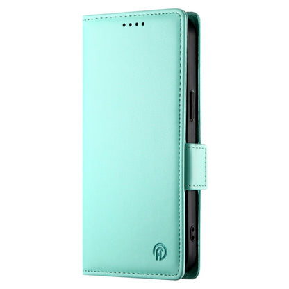 For Redmi K70 Ultra Side Buckle Magnetic Frosted Leather Phone Case(Mint Green) - Xiaomi Cases by buy2fix | Online Shopping UK | buy2fix