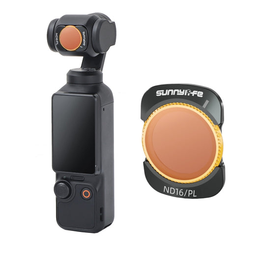 For DJI Osmo Pocket 3 Sunnylife Camera Lens Filter, Filter:ND16PL - Lens Accessories by Sunnylife | Online Shopping UK | buy2fix