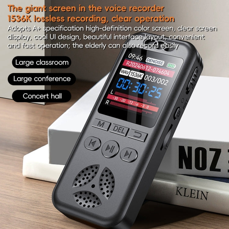 S7 HD Color Screen Smart Noise Reduction Voice Recorder(Black) - Recording Pen by buy2fix | Online Shopping UK | buy2fix