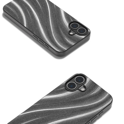 For iPhone 16 Galactic Pattern Protective Phone Case(Grey) - iPhone 16 Cases by buy2fix | Online Shopping UK | buy2fix