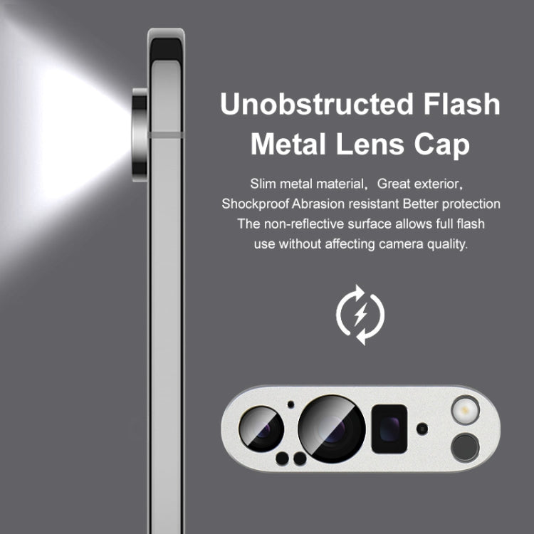 For Google Pixel 9 Pro XL IMAK Metal Armor Premium Camera Protector Film(Silver) - Other by imak | Online Shopping UK | buy2fix