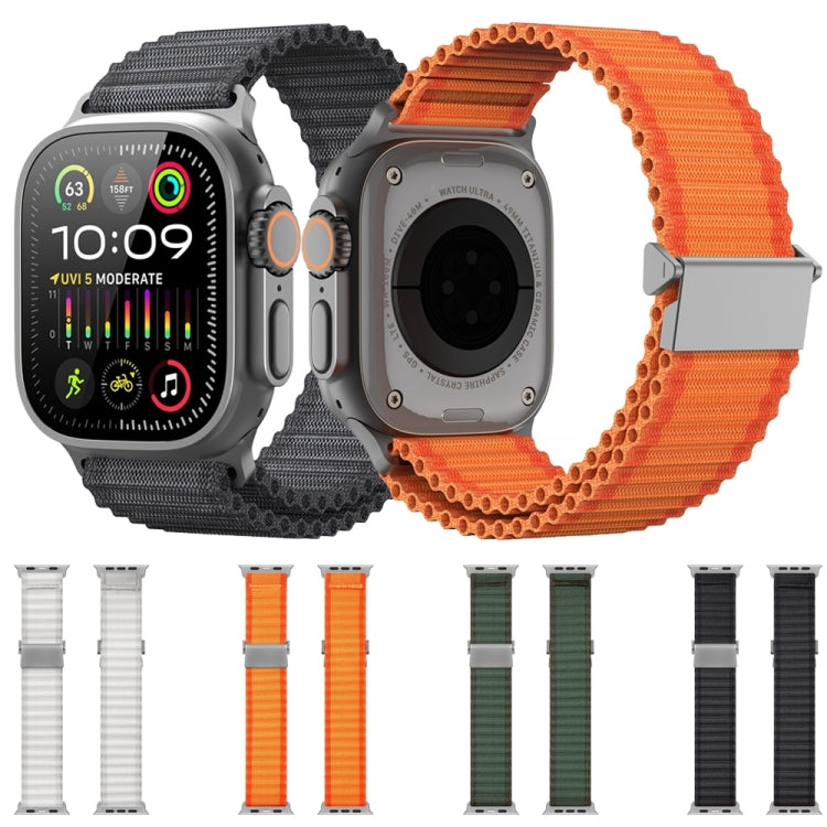 For Apple Watch Series 5 40mm DUX DUCIS YC Series Ocean Nylon Watch Band(Orange) - Watch Bands by DUX DUCIS | Online Shopping UK | buy2fix