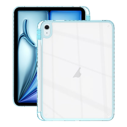 For iPad Air 13 2024 / Pro 12.9 2022 Acrylic Hybrid TPU Tablet Case with Pen Slot(Light Blue) - iPad Air 13 2024 Cases by buy2fix | Online Shopping UK | buy2fix