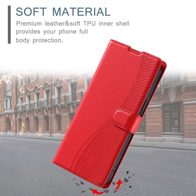 For iPhone 16 Pro Max Voltage Ultra-thin Dot Leather Phone Case(Red) - iPhone 16 Pro Max Cases by buy2fix | Online Shopping UK | buy2fix