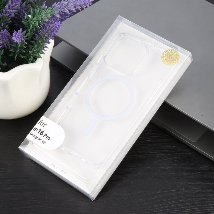 For iPhone 16 Pro GEBEI MagSafe Magnetic Transparent Phone Case - iPhone 16 Pro Cases by GEBEI | Online Shopping UK | buy2fix