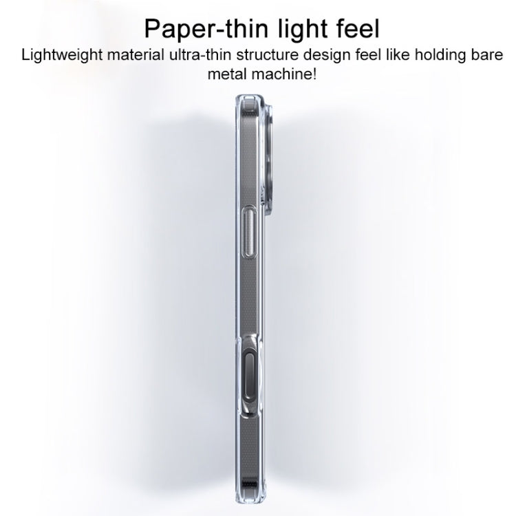 For iPhone 16 Pro TGVIS LEN Series MagSafe Magnetic Phone Case(Transparent) - iPhone 16 Pro Cases by TGVIS | Online Shopping UK | buy2fix