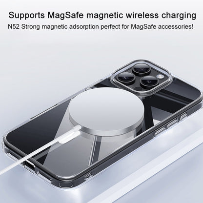 For iPhone 16 Pro TGVIS LEN Series MagSafe Magnetic Phone Case(Transparent) - iPhone 16 Pro Cases by TGVIS | Online Shopping UK | buy2fix