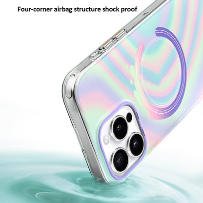 For iPhone 16 Pro TGVIS Grace Series MagSafe Magnetic Phone Case(Hallucination) - iPhone 16 Pro Cases by TGVIS | Online Shopping UK | buy2fix