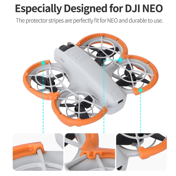 For DJI Neo Sunnylife Propeller Protective Guard Anti-collision Ring Cover(Red) - DIY Propeller by Sunnylife | Online Shopping UK | buy2fix