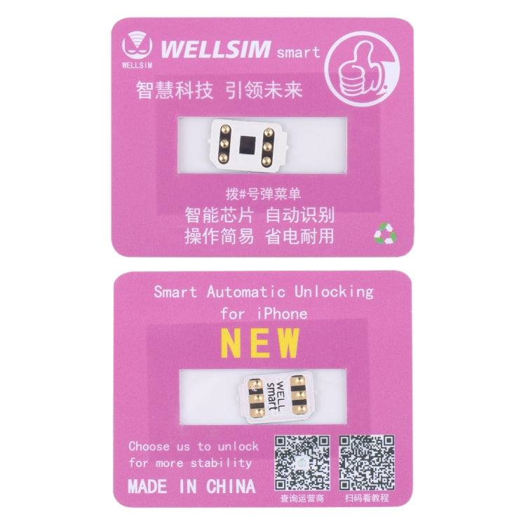 WELLSIM Smart Unlock SIM Card For iPhone Series - Unlock SIM Card by buy2fix | Online Shopping UK | buy2fix