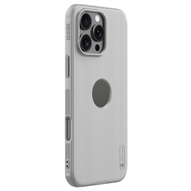 For iPhone 16 Pro Max NILLKIN Frosted Shield Pro PC + TPU Phone Case(Grey) - iPhone 16 Pro Max Cases by NILLKIN | Online Shopping UK | buy2fix