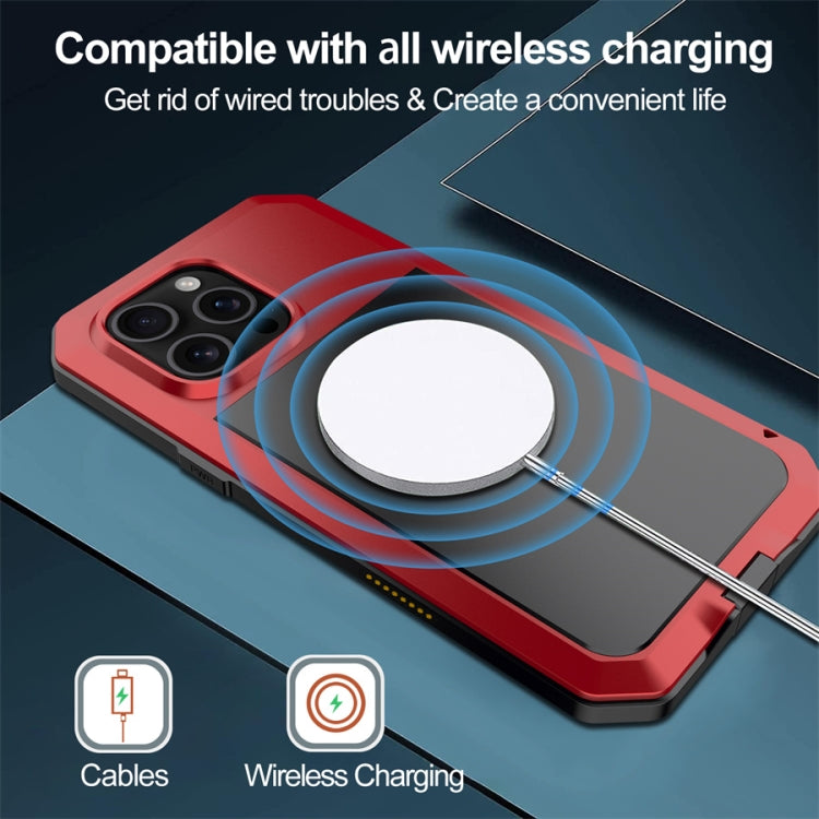 For iPhone 16 Pro Shockproof IP54 Life Waterproof Phone Case(Red) - iPhone 16 Pro Cases by buy2fix | Online Shopping UK | buy2fix