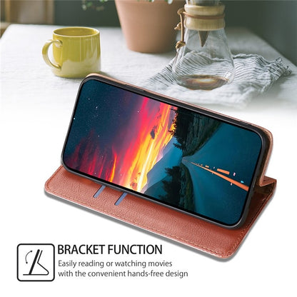 For iPhone 16 Gloss Oil Solid Color Magnetic Leather Phone Case(Rose Gold) - iPhone 16 Cases by buy2fix | Online Shopping UK | buy2fix