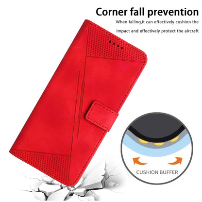 For Samsung Galaxy S25 / S24 5G Dream Triangle Leather Phone Case with Long Lanyard(Red) - Galaxy S25 5G Cases by buy2fix | Online Shopping UK | buy2fix