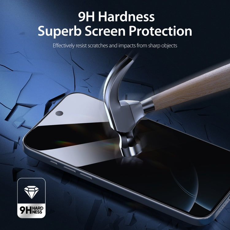 For iPhone 16 Pro Max 5pcs DUX DUCIS 0.33mm 9H High Aluminum Anti-spy HD Tempered Glass Film - iPhone 16 Pro Max Tempered Glass by DUX DUCIS | Online Shopping UK | buy2fix