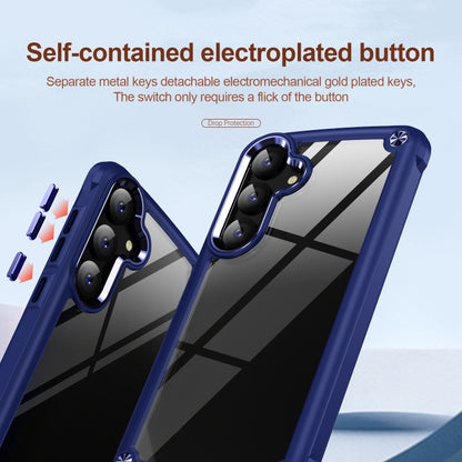 For Samsung Galaxy S25 5G TPU + PC Lens Protection Phone Case(Blue) - Galaxy S25 5G Cases by buy2fix | Online Shopping UK | buy2fix