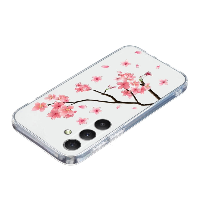 For Samsung Galaxy S25+ 5G Colorful Painting Pattern TPU Phone Case(Plum Blossom) - Galaxy S25+ 5G Cases by buy2fix | Online Shopping UK | buy2fix