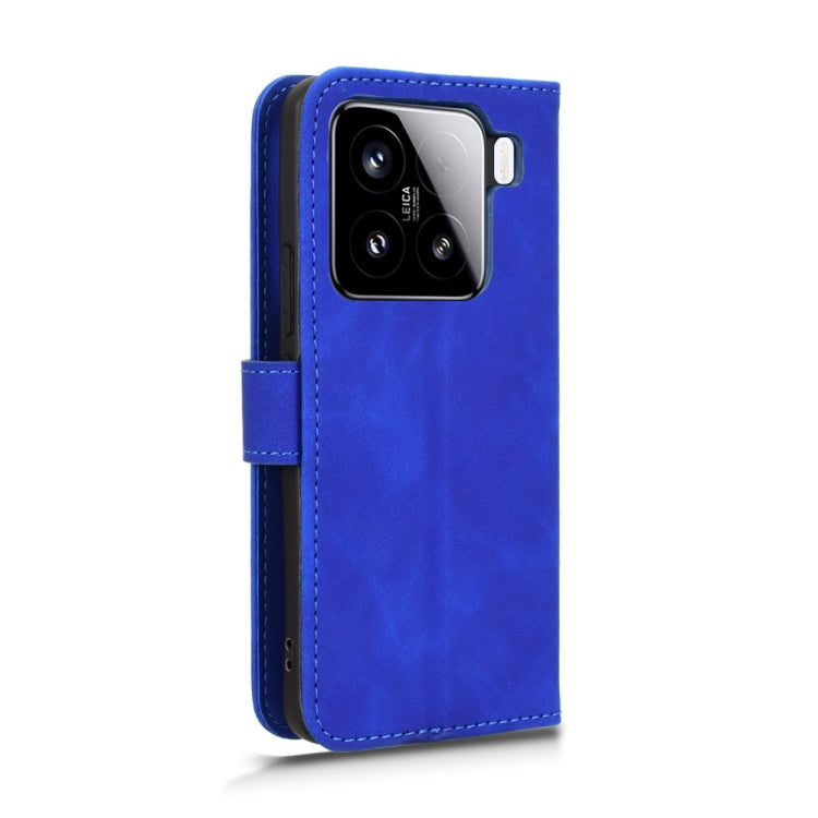 For Xiaomi 15 Pro Skin Feel Magnetic Flip Leather Phone Case(Blue) - Xiaomi Cases by buy2fix | Online Shopping UK | buy2fix