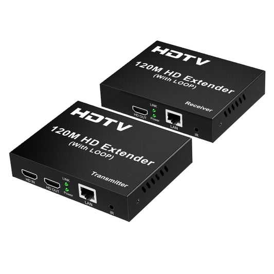 120m HDTV Network Extender(UK Plug) - Amplifier by buy2fix | Online Shopping UK | buy2fix