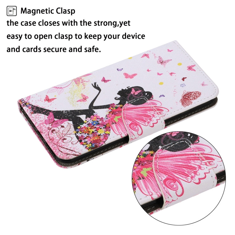 For Samsung Galaxy S25+ 5G Colored Drawing Pattern Leather Phone Case(Dancing Girl) - Galaxy S25+ 5G Cases by buy2fix | Online Shopping UK | buy2fix