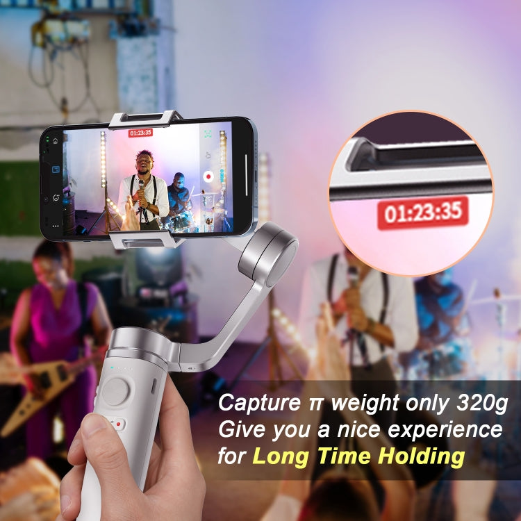 FUNSNAP Capture π Aluminum Alloy Arm 3-Axis Handheld Phone Gimbal, Basic Version(Grey) - Handheld Gimbals by FUNSNAP | Online Shopping UK | buy2fix