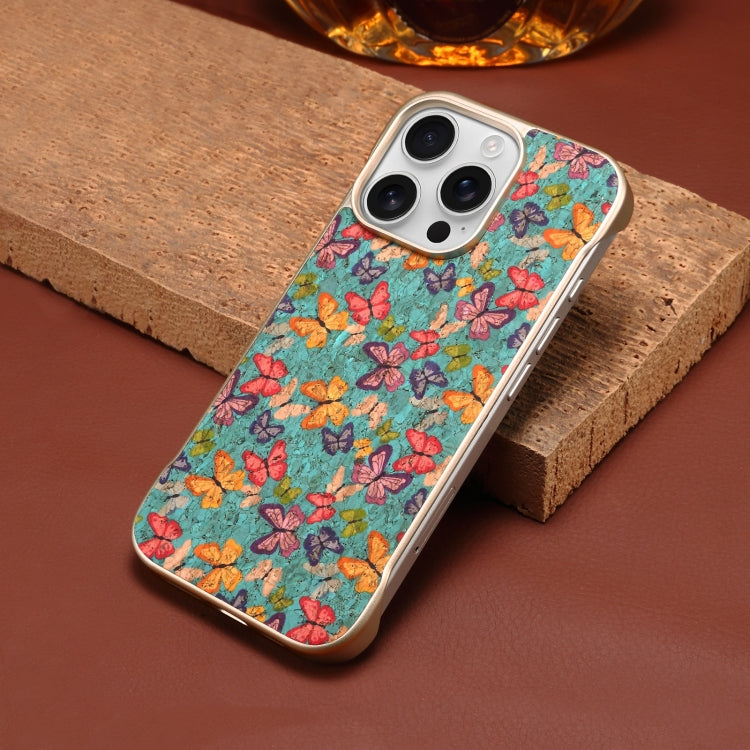 For iPhone 16 Denior A18 Paint MagSafe Phone Case(Butterflies) - iPhone 16 Cases by Denior | Online Shopping UK | buy2fix