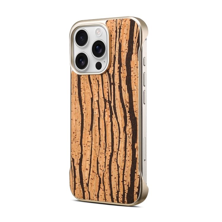 For iPhone 16 Denior A18 WoodenPaint MagSafe Phone Case(Tree Pattern) - iPhone 16 Cases by Denior | Online Shopping UK | buy2fix