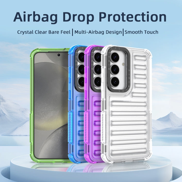 For Samsung Galaxy S25+ 5G High Transparency TPU Hybrid PC Airbag Phone Case(Pink) - Galaxy S25+ 5G Cases by buy2fix | Online Shopping UK | buy2fix