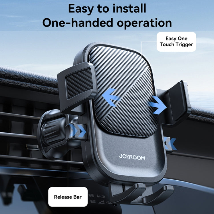 JOYROOM JR-OK6 Car Air Outlet Mechanical Phone Holder(Black) - Universal Car Holders by JOYROOM | Online Shopping UK | buy2fix