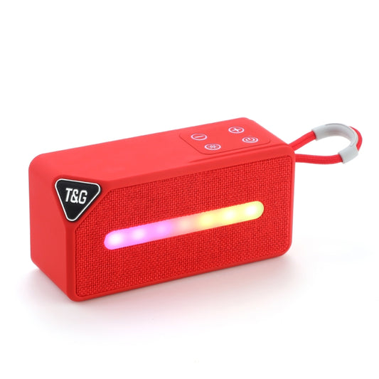 T&G TG685 Mini Portable Outdoor Wireless Bluetooth Speaker with LED Atmosphere Light(Red) - Desktop Speaker by T&G | Online Shopping UK | buy2fix