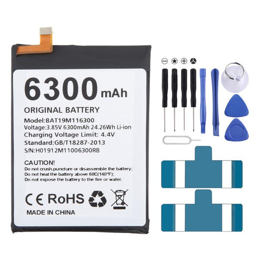 For DOOGEE S68 Pro BAT19M116300 6300mAh Battery Replacement - Others by buy2fix | Online Shopping UK | buy2fix