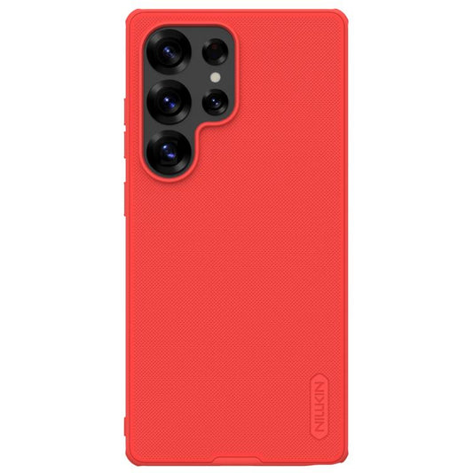 For Samsung Galaxy S25 Ultra 5G NILLKIN Frosted Shield Pro PC + TPU Phone Case(Red) - Galaxy S25 Ultra 5G Cases by NILLKIN | Online Shopping UK | buy2fix