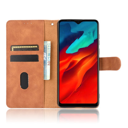 For Blackview A80 Pro Solid Color Skin Feel Magnetic Buckle Horizontal Flip Calf Texture PU Leather Case with Holder & Card Slots & Wallet(Brown) - More Brand by buy2fix | Online Shopping UK | buy2fix