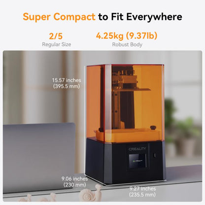 CREALITY HALOT R6 6.08 inch LCD Resin DIY 3D Printer, Print Size : 130.56 x 82.62 x 160mm, EU Plug - 3D Printer by Creality | Online Shopping UK | buy2fix